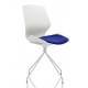 Florence Bespoke Spindle White Frame Visitor Chair